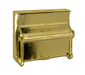 Exclusive Pin 'Piano Gold'. Designed by Godert.Me x Ruben Hein